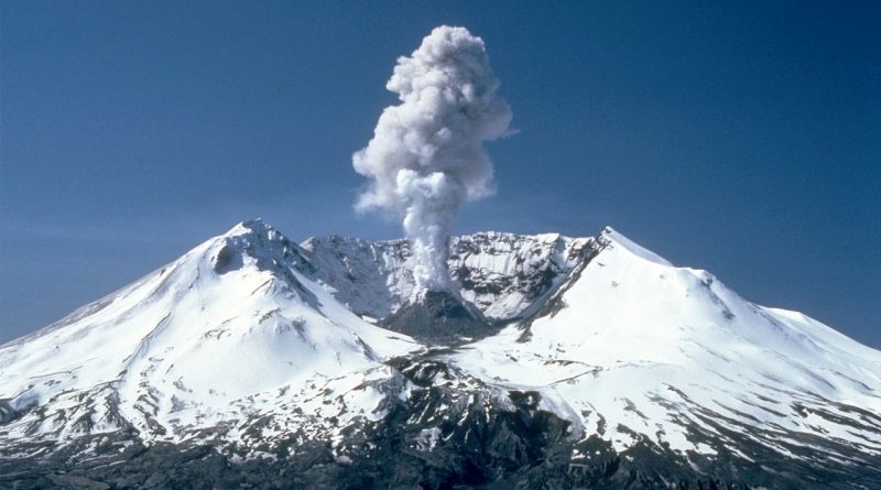 Mount St. Helens, Washington Before, During, and After 18 May 1980.