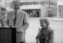Mike Harcourt and Theresa Galloway at drinking fountain inauguration