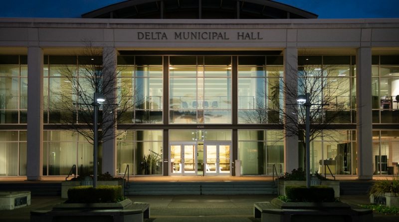 Delta’s new municipal hall was completed in 1994