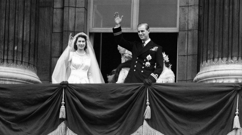 Princess Elizabeth and The Duke of Edinburgh were married at Westminster Abbey.
