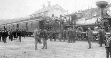 First train into Port Moody, 1886