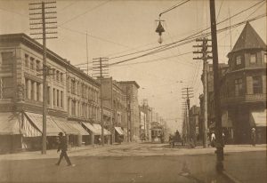 Corner of Hastings and Granville St., Vancouver, 1907