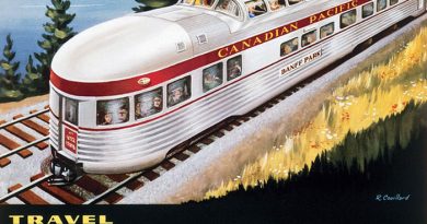 The trans-continental train, The Canadia. [Image: Derek Low]