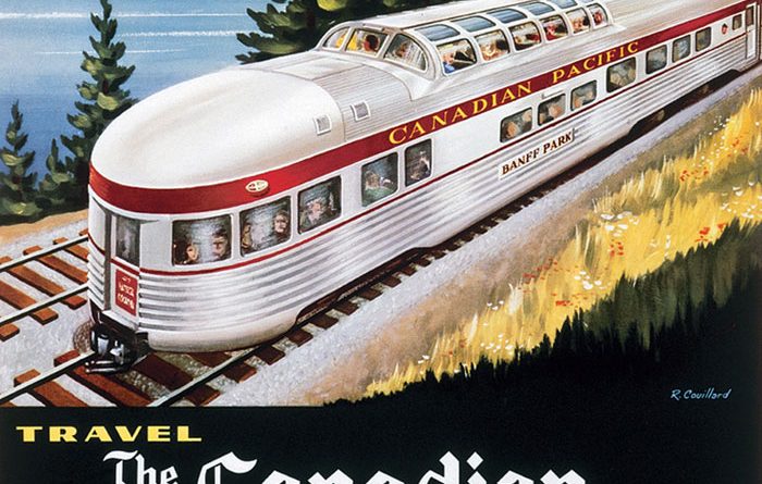 The trans-continental train, The Canadia. [Image: Derek Low]