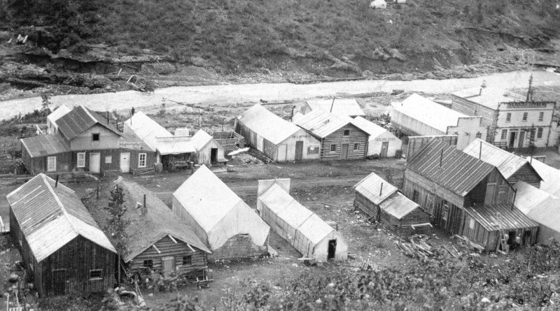 Some buildings in Atlin during the Klondike Gold Rush [AM54-S4-: Out P527.1]