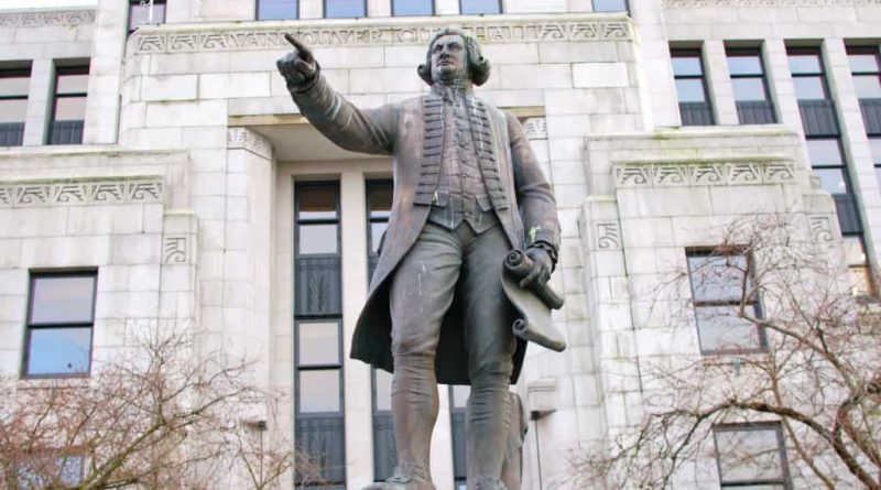 Captain George Vancouver Monument [Image: Vancouver Heritage Foundation]