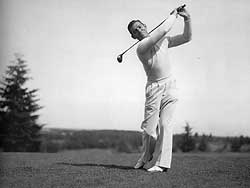 Clark Gable golfing in Vancouver
[Photo: vancourier.com]