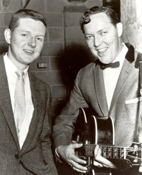 Red Robinson and Bill Haley, 1956