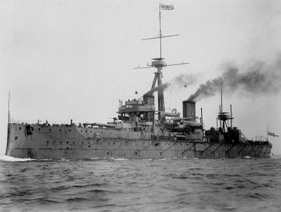 The Royal Navy's revolutionary HMS Dreadnought, which gave its name to the type